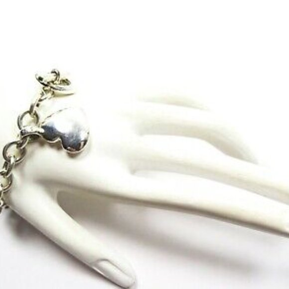 LAGOS Caviar Sterling Silver Heart Charm and Chain Bracelet - Picture 7 of 7